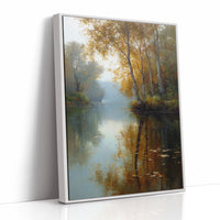 Autumn Reflections on Tranquil Waters