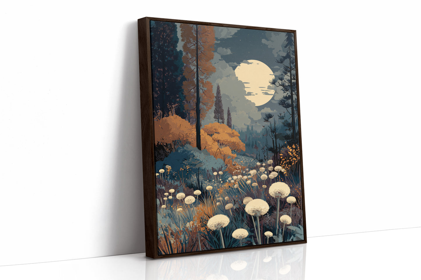 Moonlit Meadow's Gentle Embrace