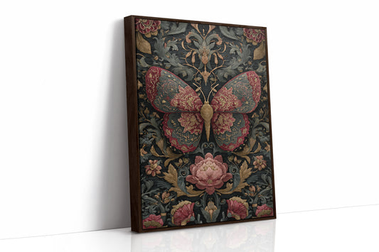 Butterfly Dance Among Blossoms