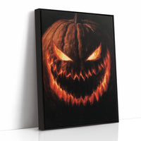 Grin And Bear The Fright, print in a black frame