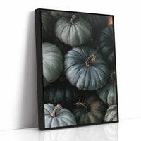 Feeling A Little Blue kin, print in a black frame