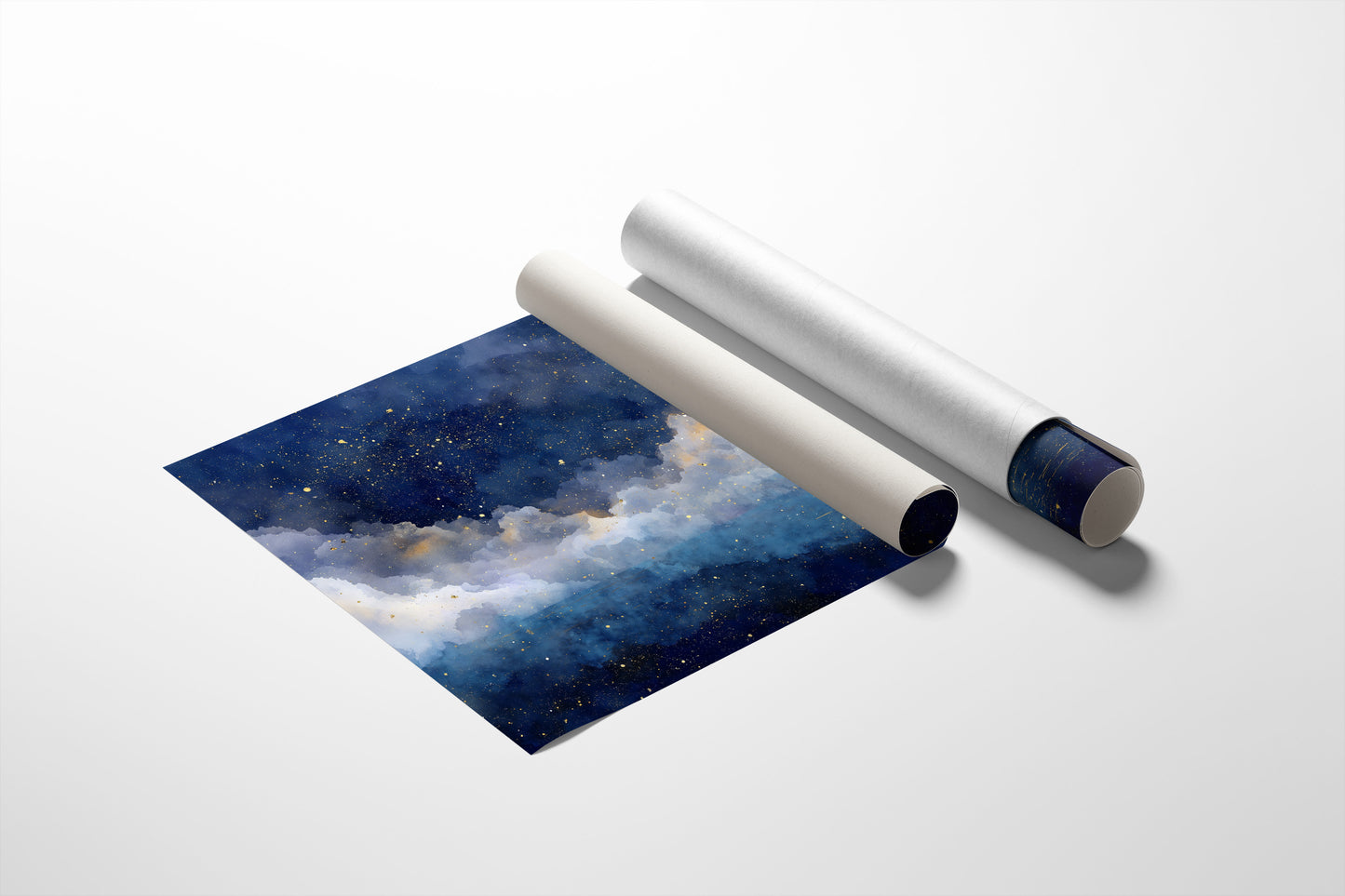 Full Moon Bathes Midnight Waters