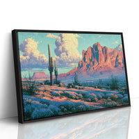 Superstition Mountain at First Light