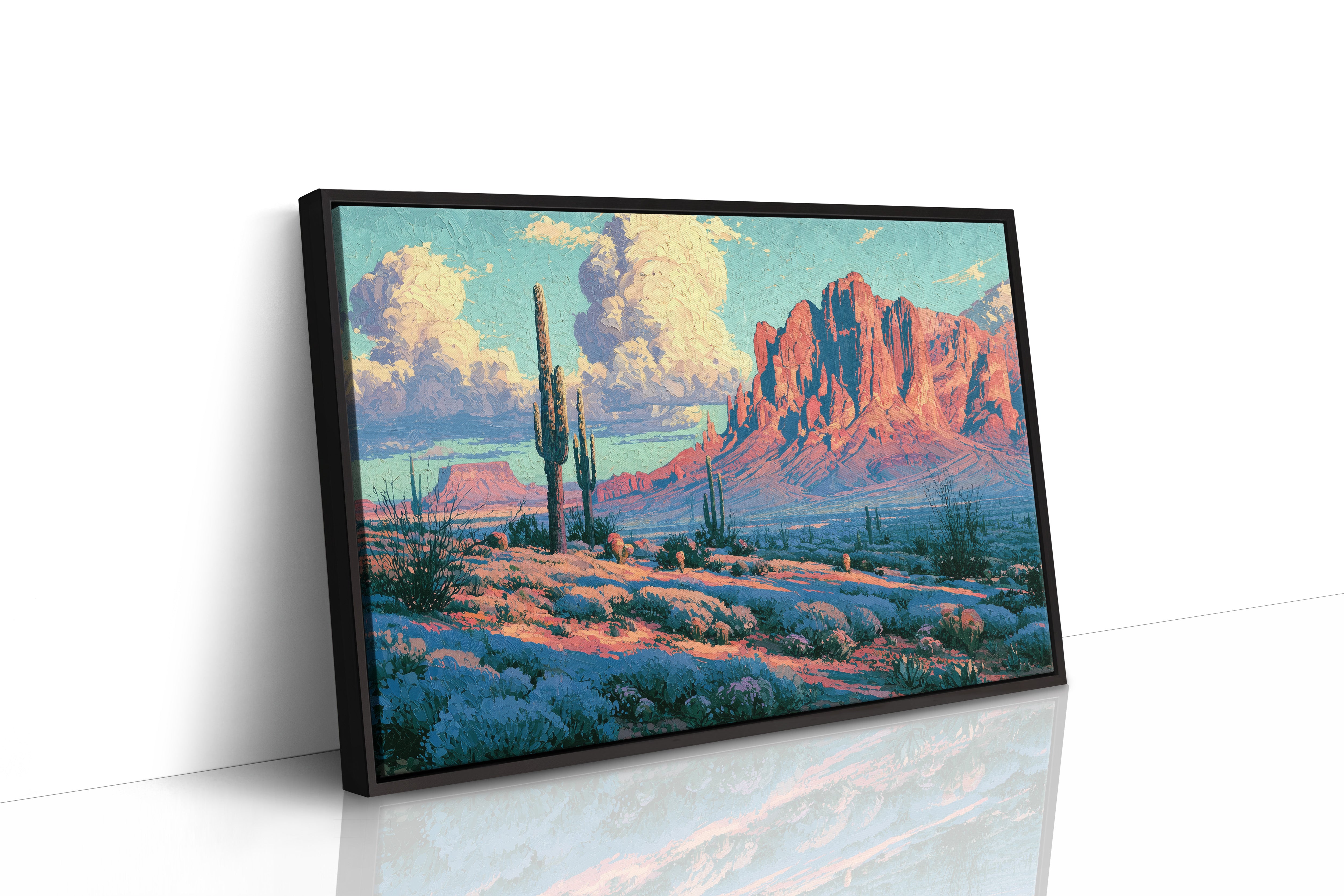 Superstition Mountain at First Light