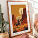 Lone Rider Chases Desert Gold