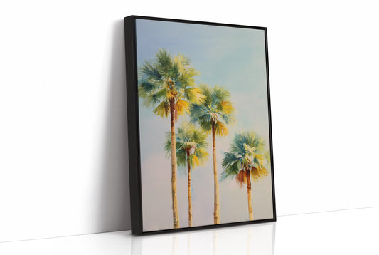 Palms Bathed In Coastal Light