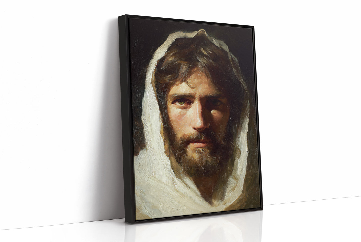 Ancient Brushstrokes On Wooden Table