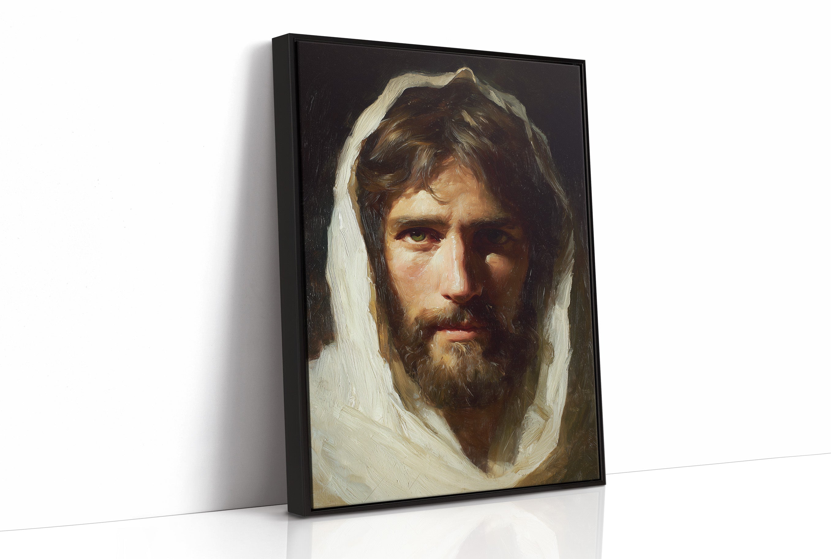 Ancient Brushstrokes On Wooden Table