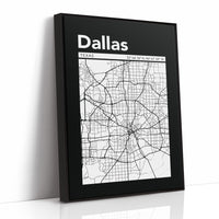 Dallas, Mapped in Black