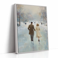 Winter Stroll on Ice