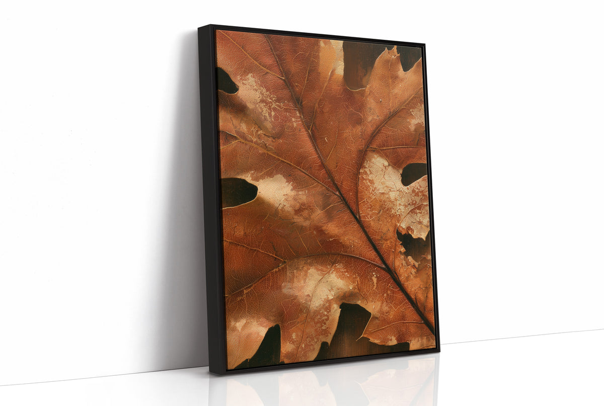 Vein Glory, print in a black frame