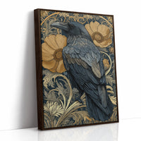 A Raven Among Golden Blooms