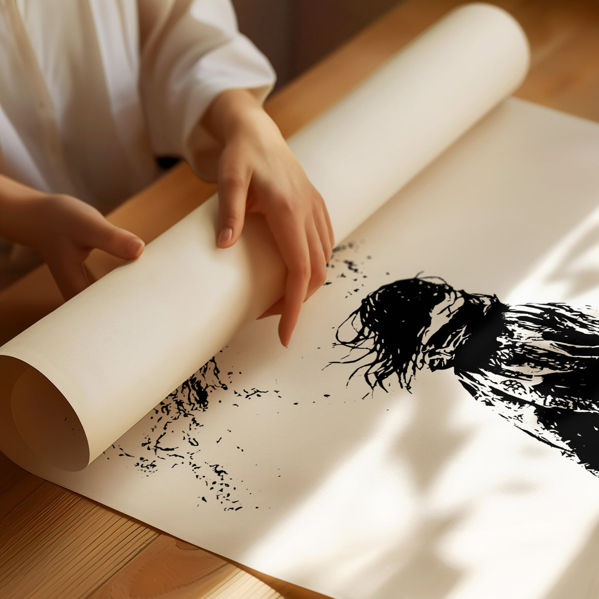 Ink Splash Dolphin Dream