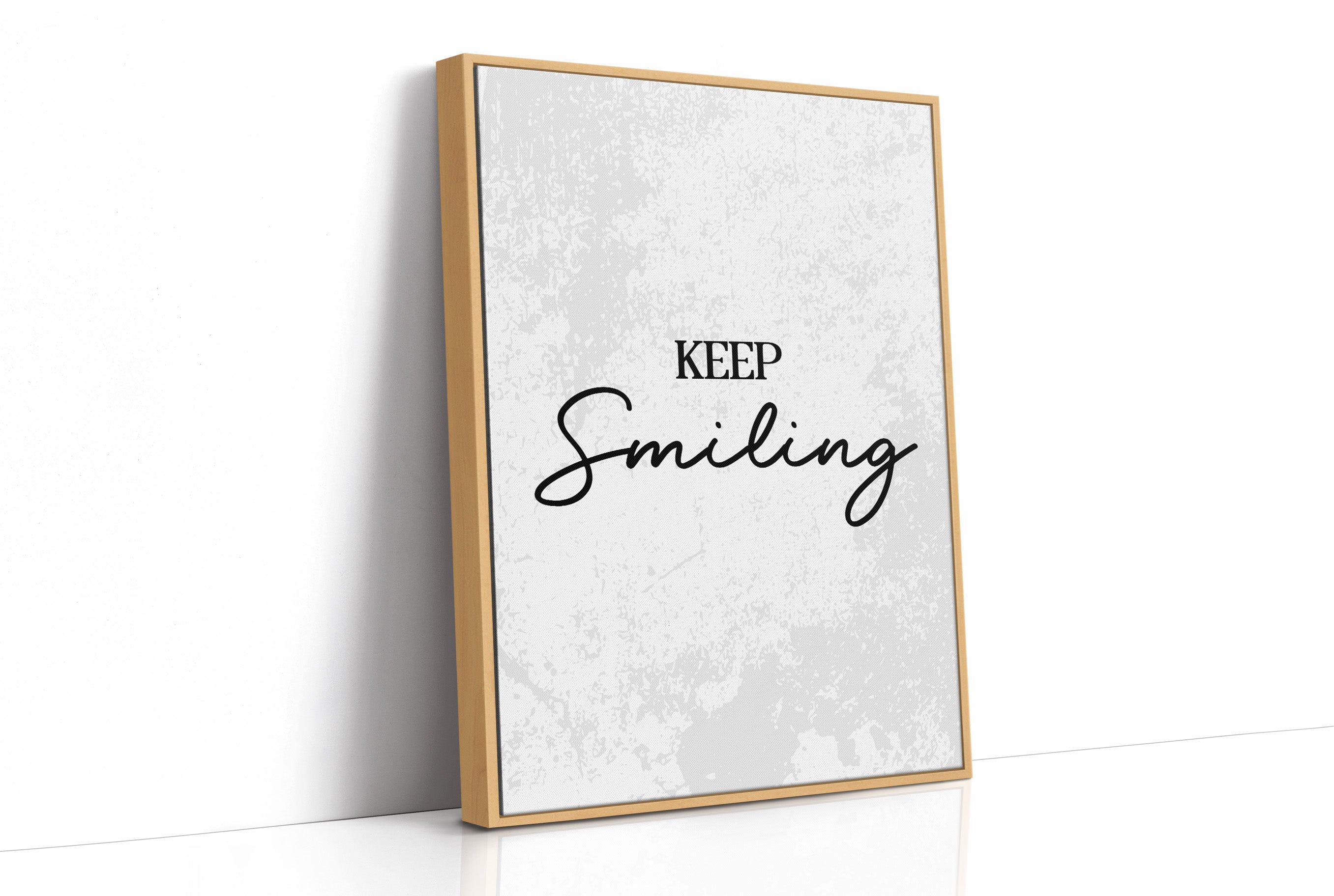 Keep Smiling Script Quote