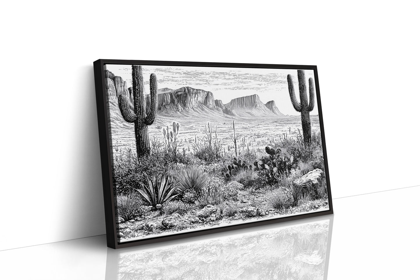 Etched in the Desert Silence