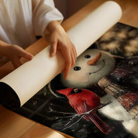 Winter Friends Share Midnight Stories