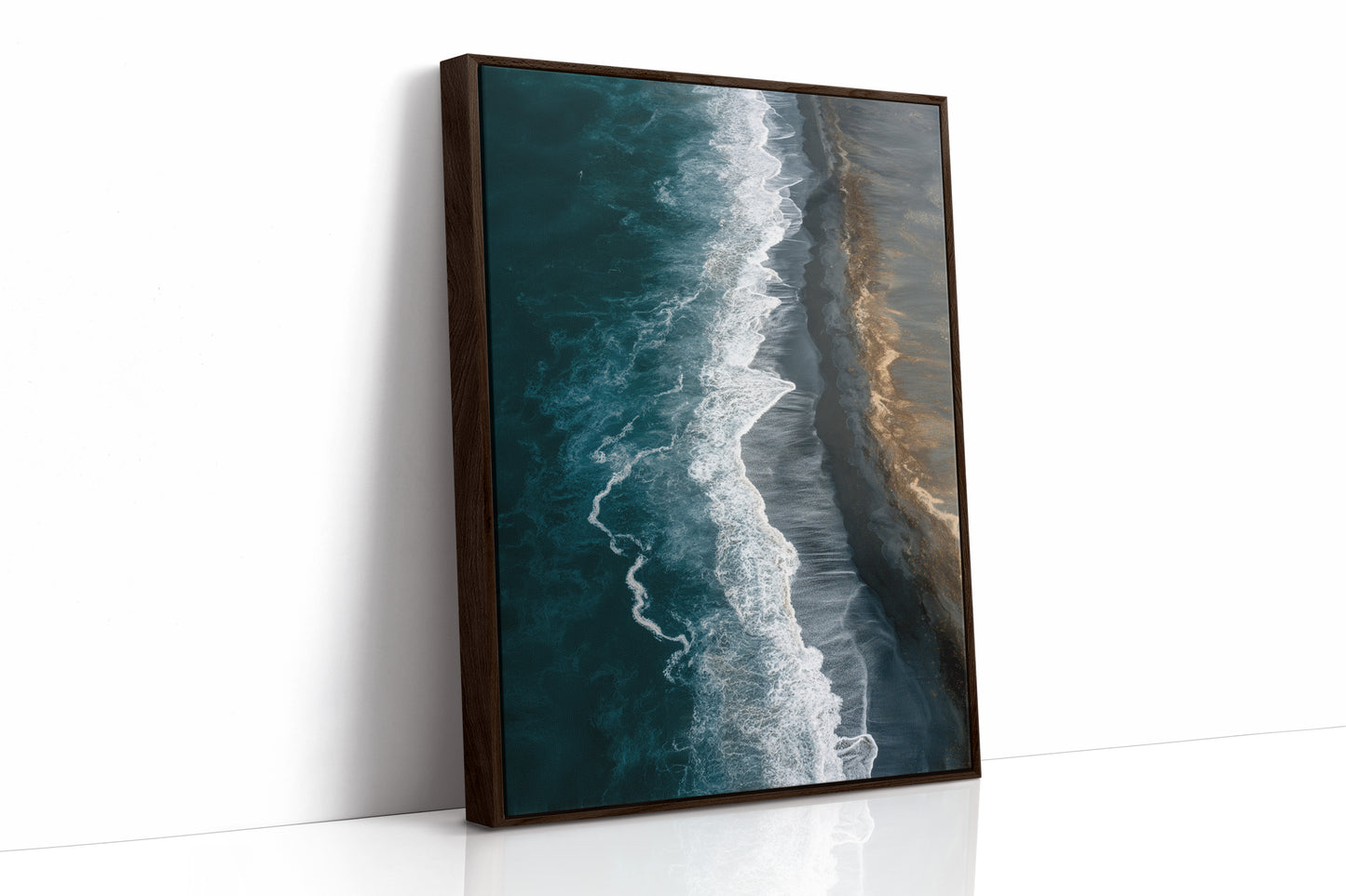 Tides Embrace the Shoreline's Whisper