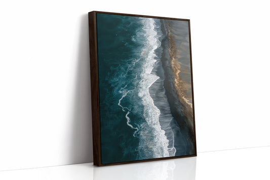 Tides Embrace the Shoreline's Whisper