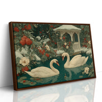Two Swans, Winter Garden