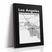 Los Angeles, Mapped in Black