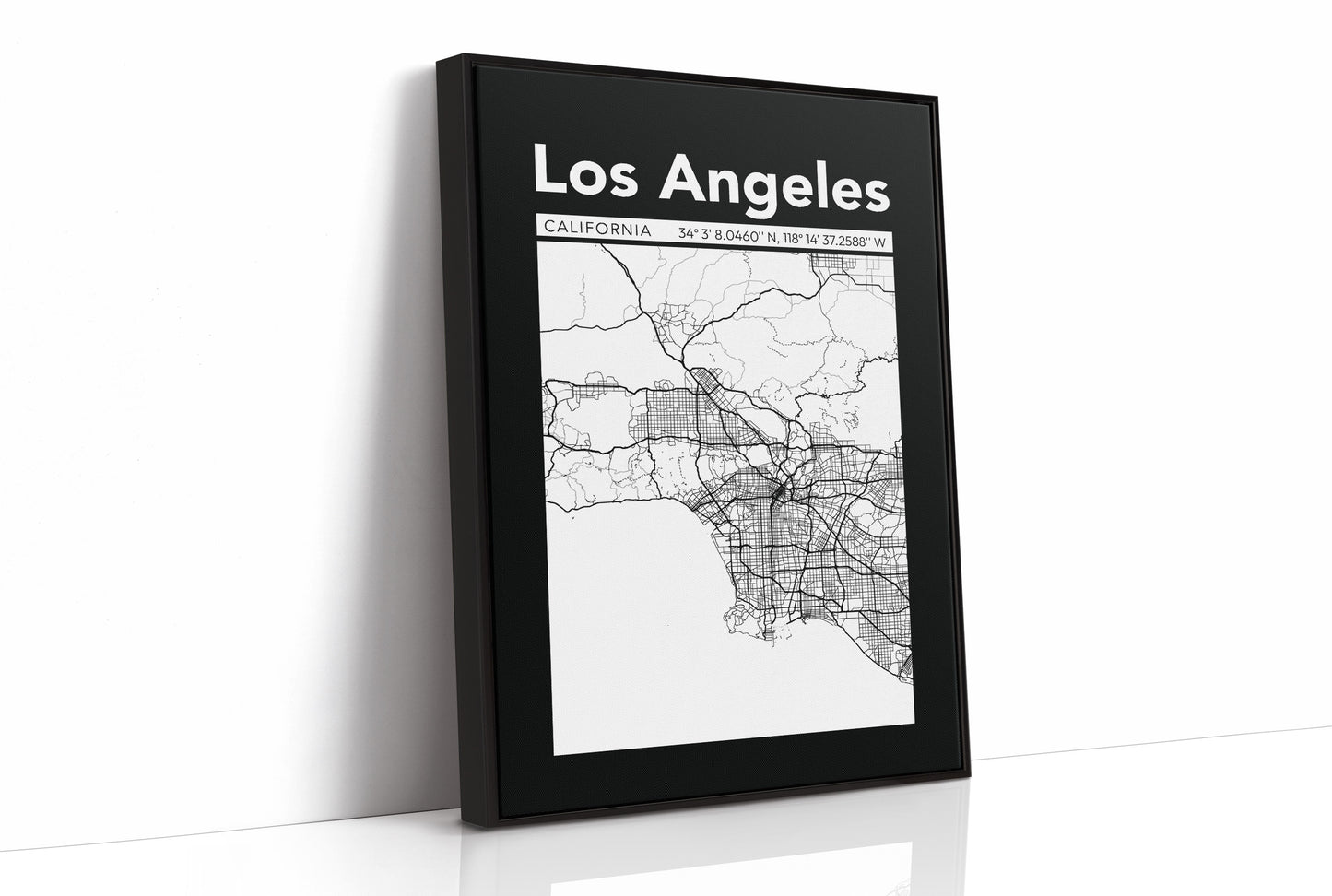 Los Angeles, Mapped in Black