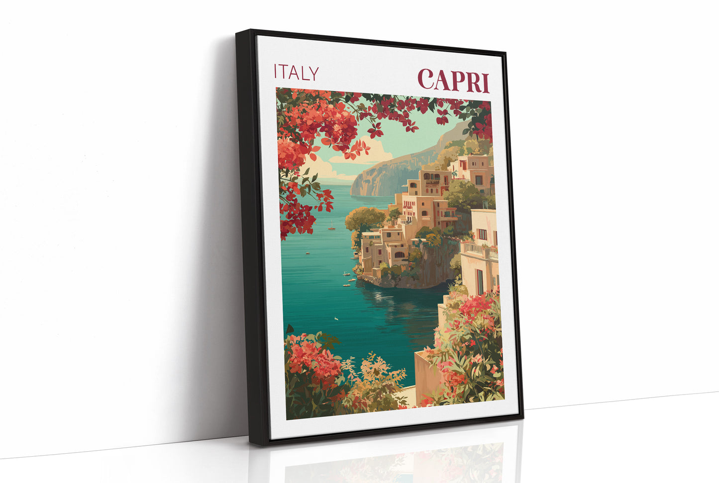 Sunlit Cliffs of Capri