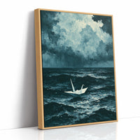 Origami Crane Braves the Storm