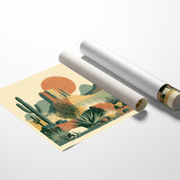 Desert Bloom at High Noon