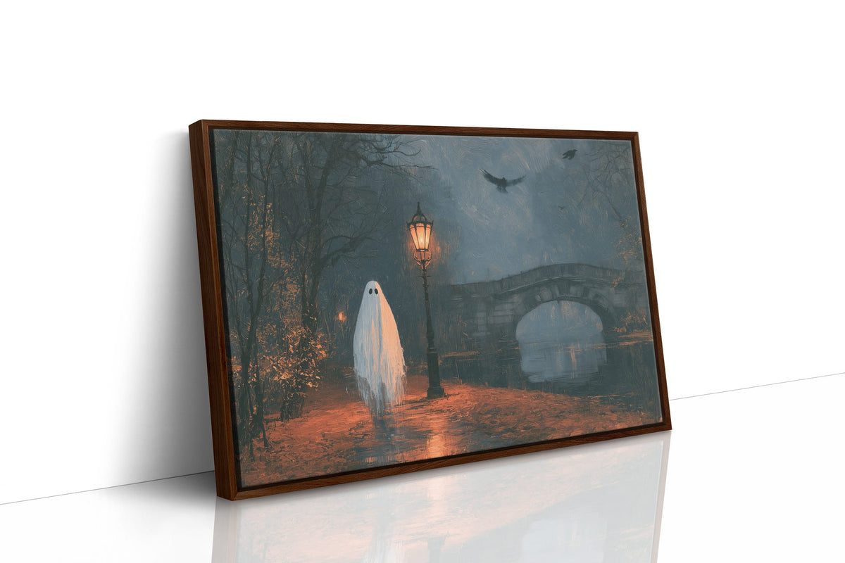 Ghost by the Lamplit Bridge