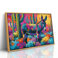 Desert Burro, Neon Sunset