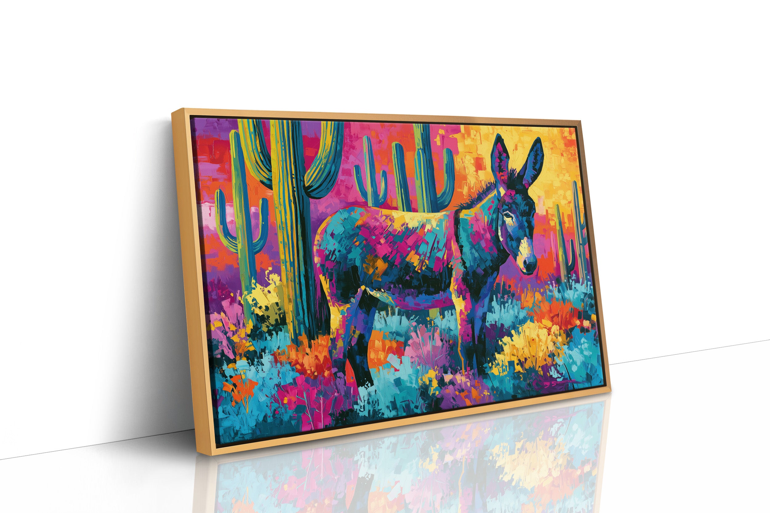 Desert Burro, Neon Sunset