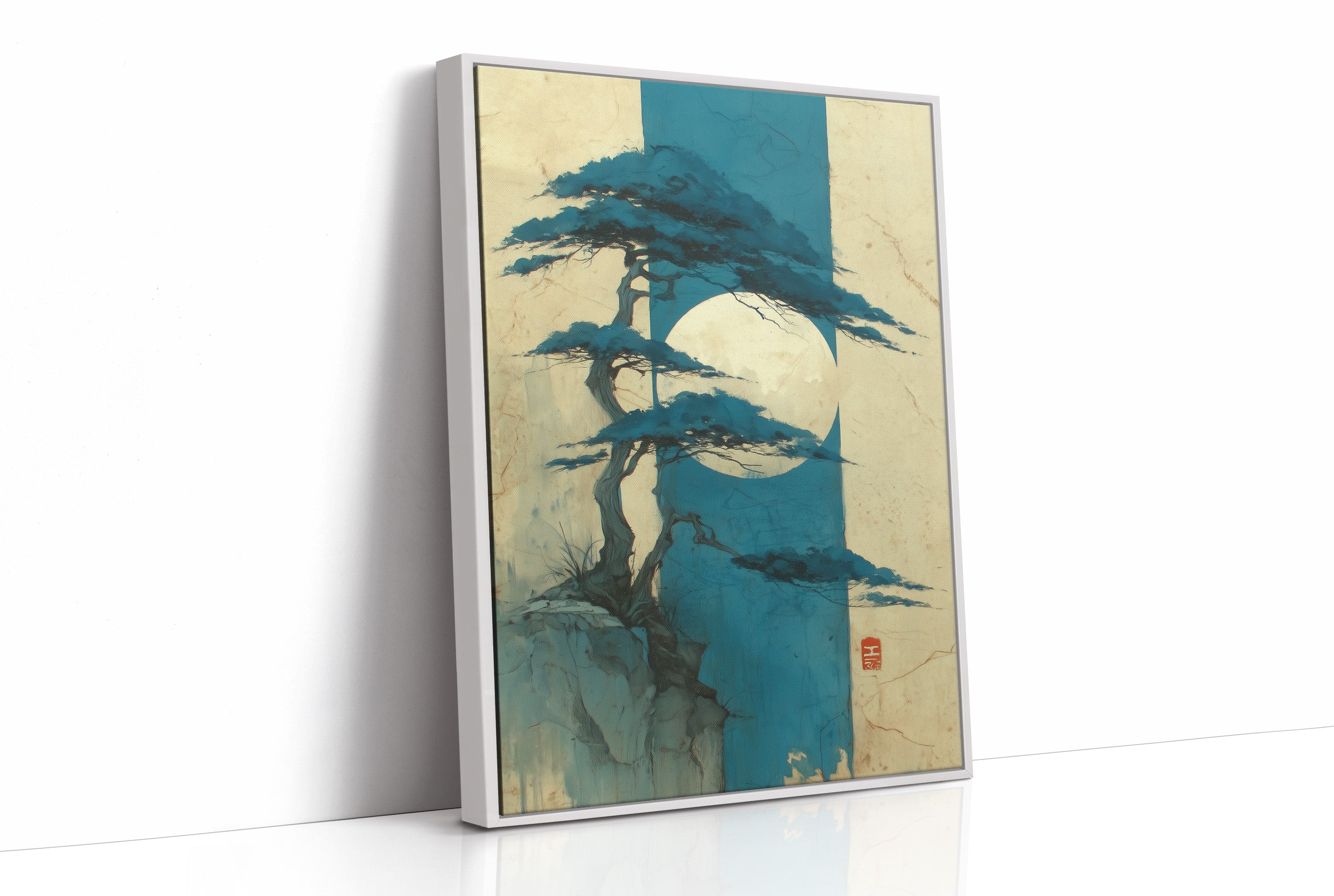 Lone Pine Bends Toward Moonlight