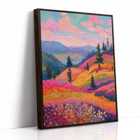 Fields Ablaze With Color