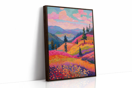 Fields Ablaze With Color