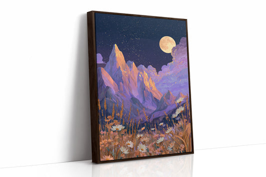 Moonlit Peaks and Meadow Serenades