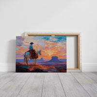 Sunset Paints A Cowboy's Prayer