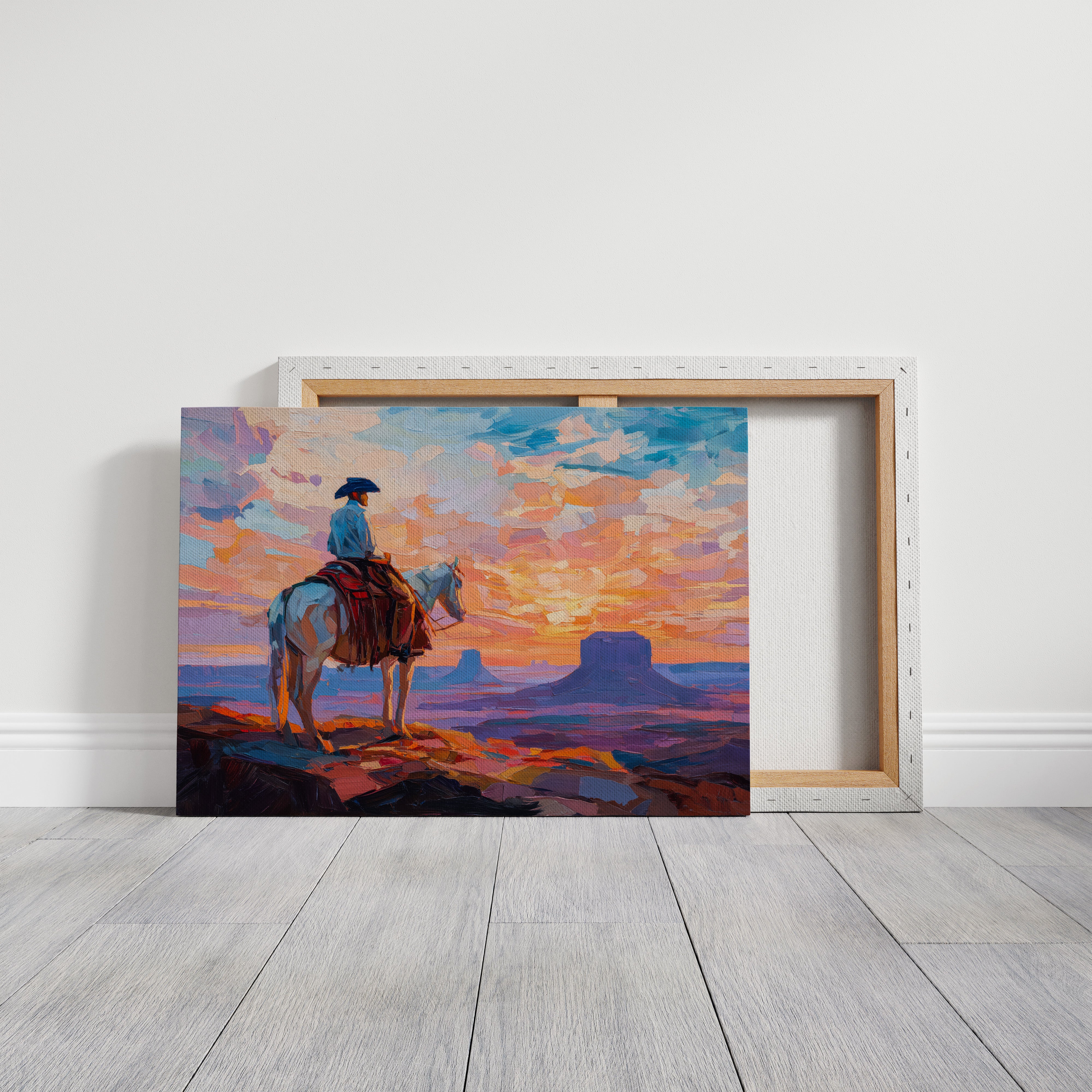 Sunset Paints A Cowboy's Prayer