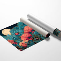 Coral Blooms Under Midnight Tide