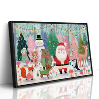 Forest Friends Share Holiday Magic Together