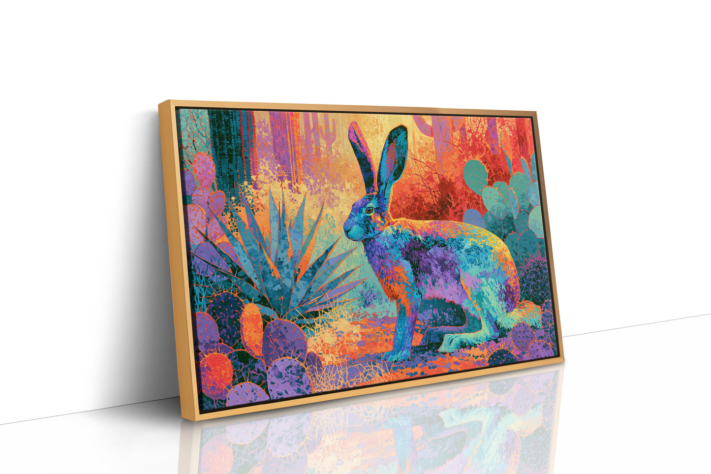 Desert Jackrabbit, Fauvist Bloom