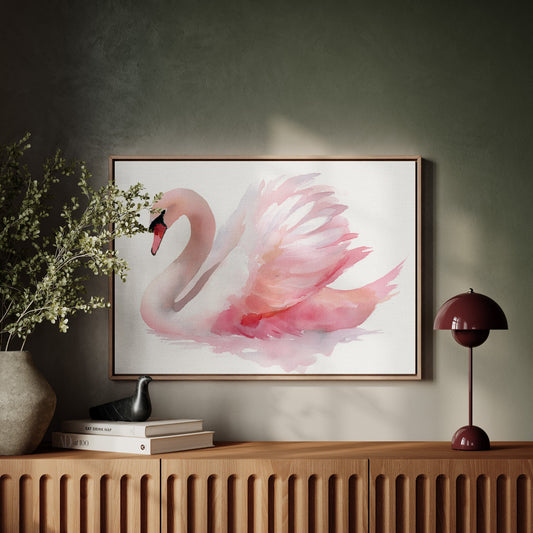 Pink Grace Drifts At Dawn