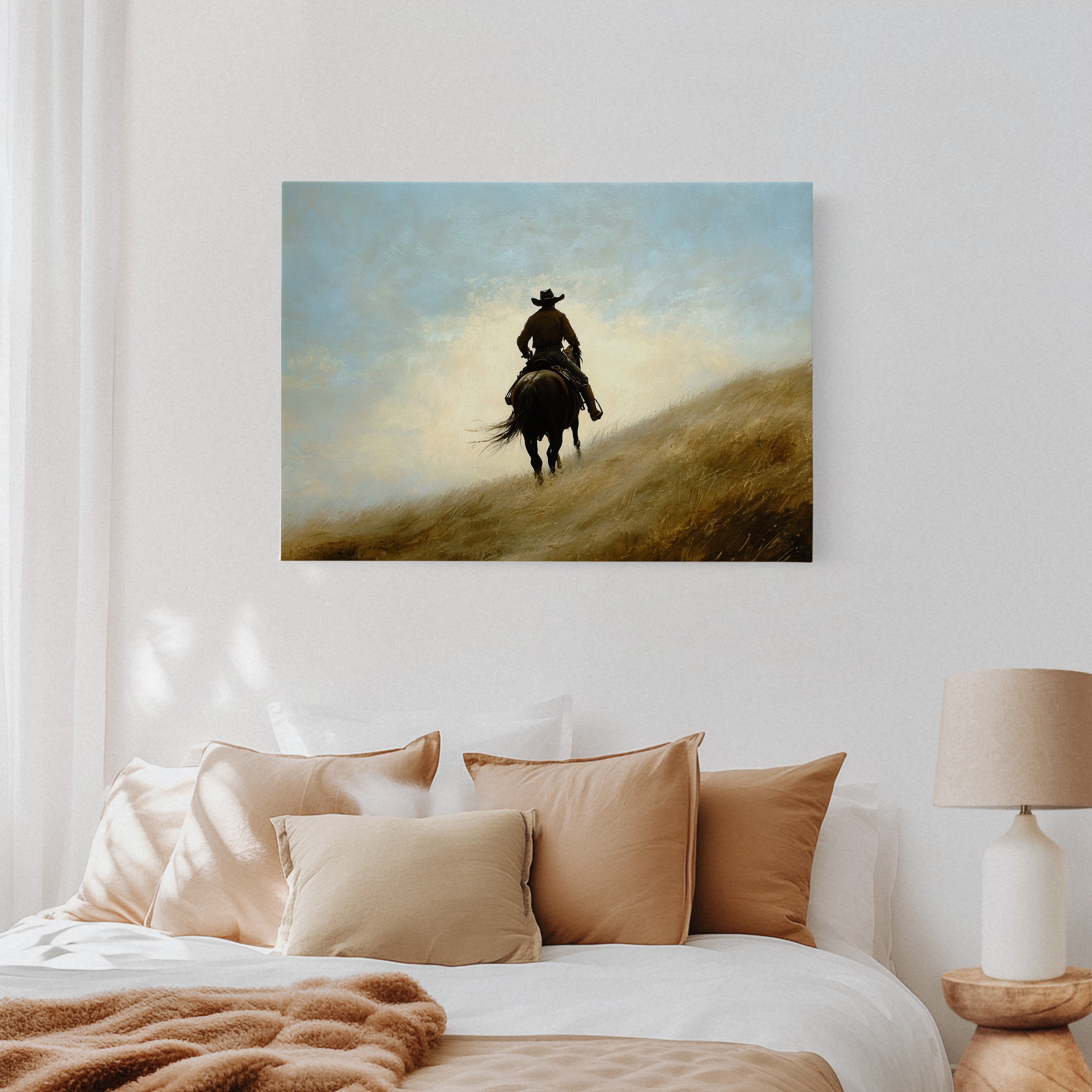 Rider Toward the Sky