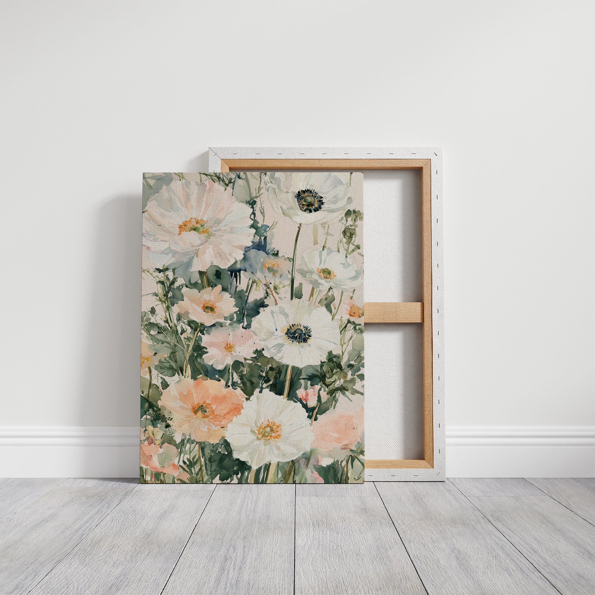 Anemones in Watercolor Bloom