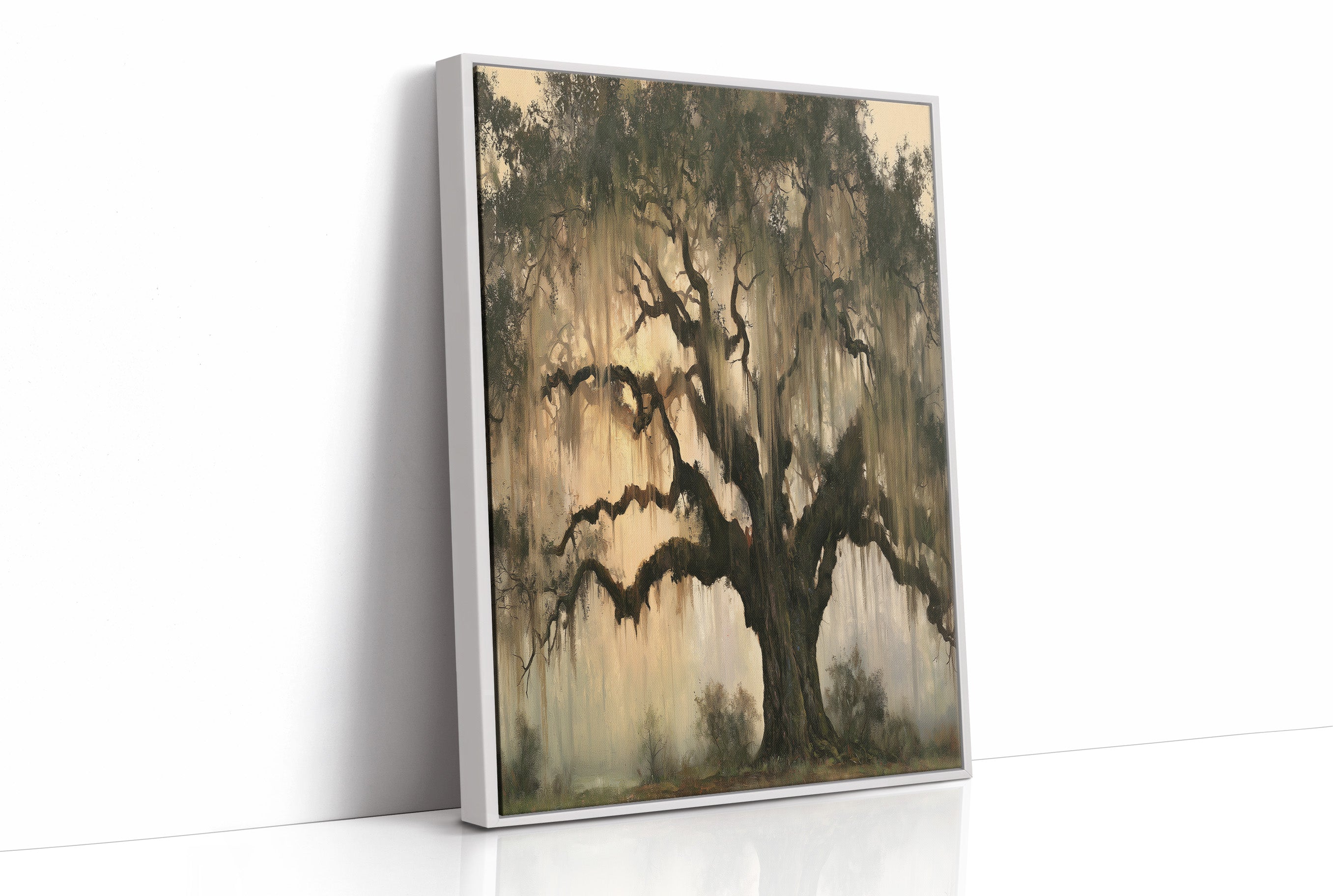 Live Oak Draped in Moss