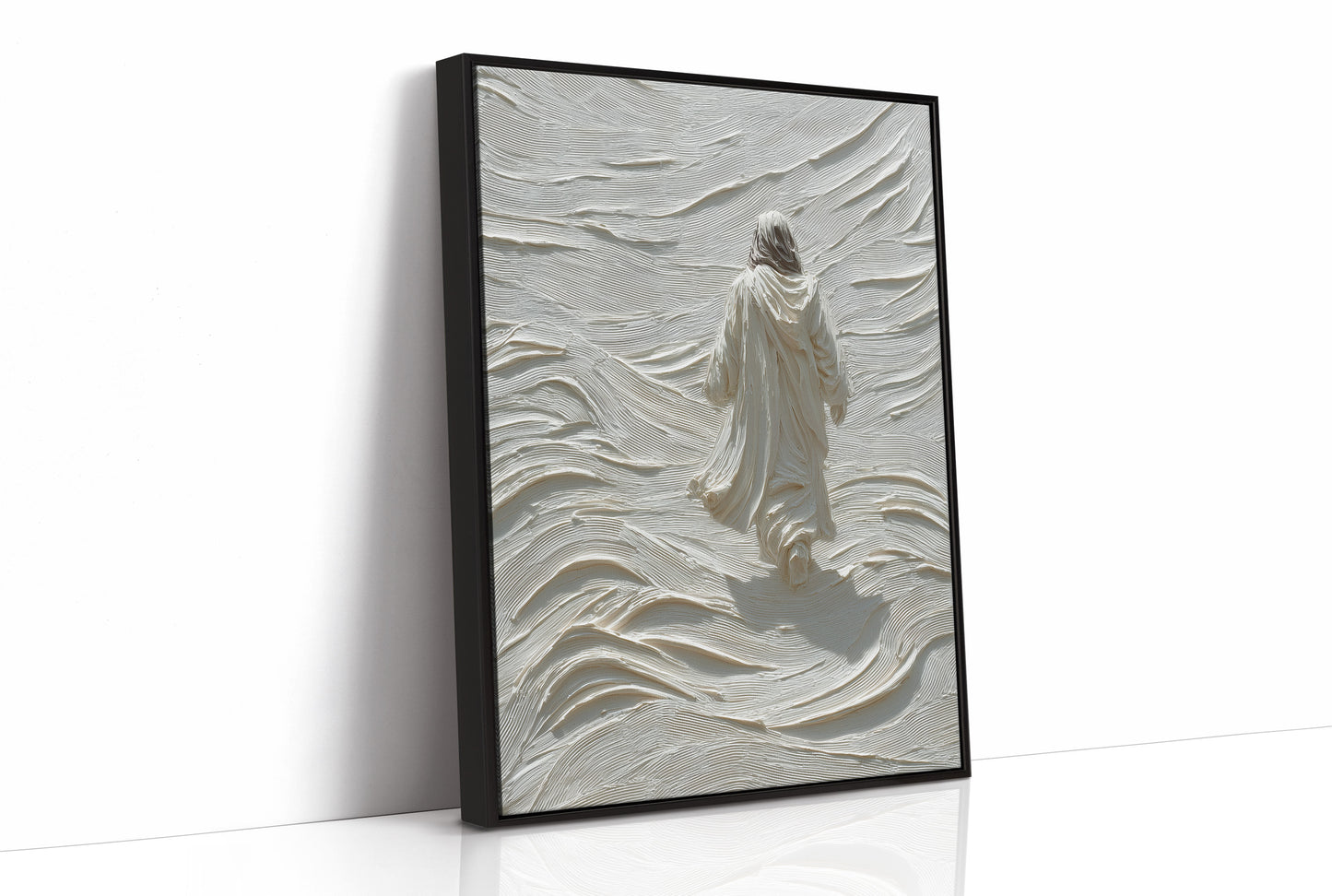 Solitary Path Through Textured Waves