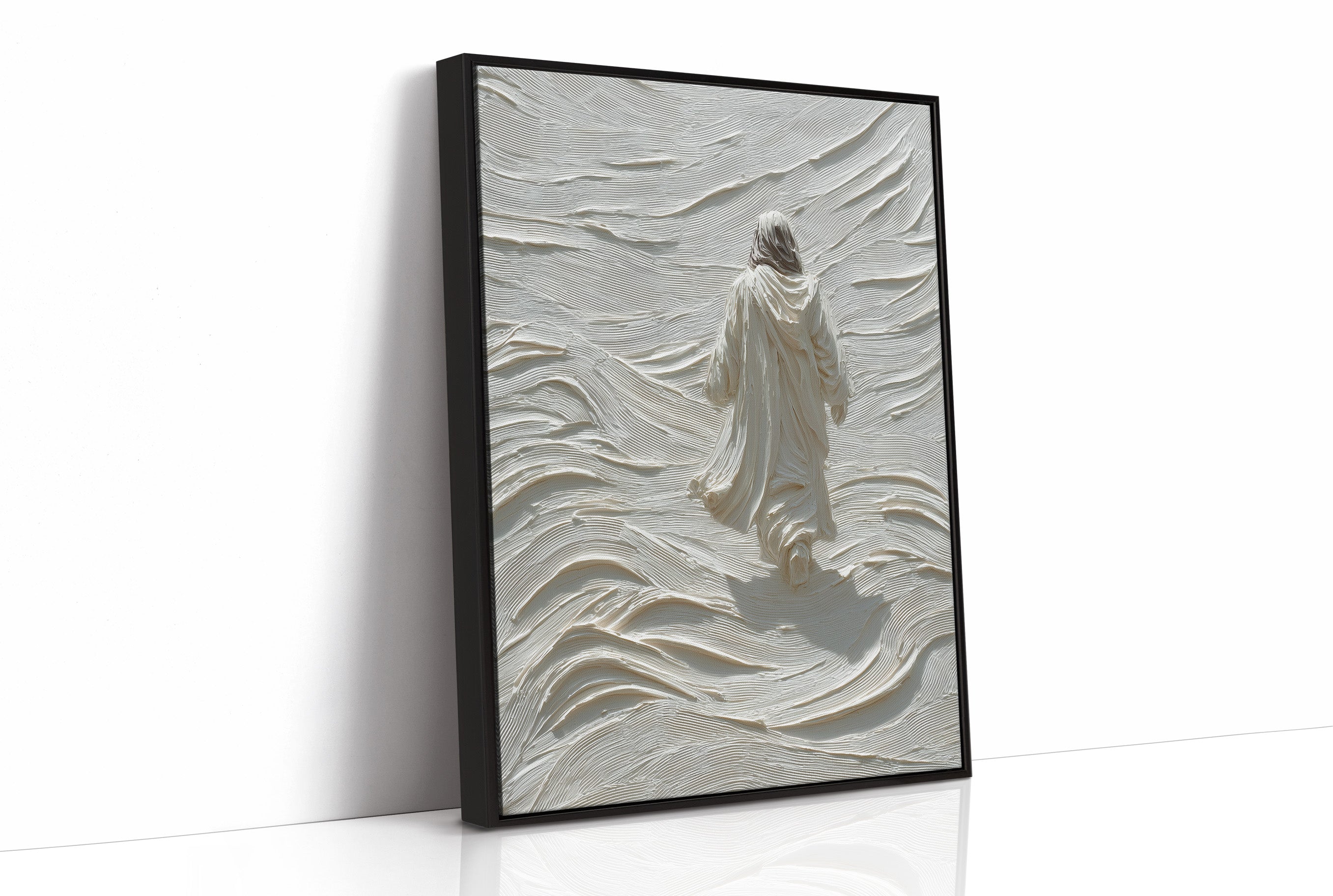 Solitary Path Through Textured Waves