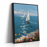Where the Cliffs Bloom Toward Open Water