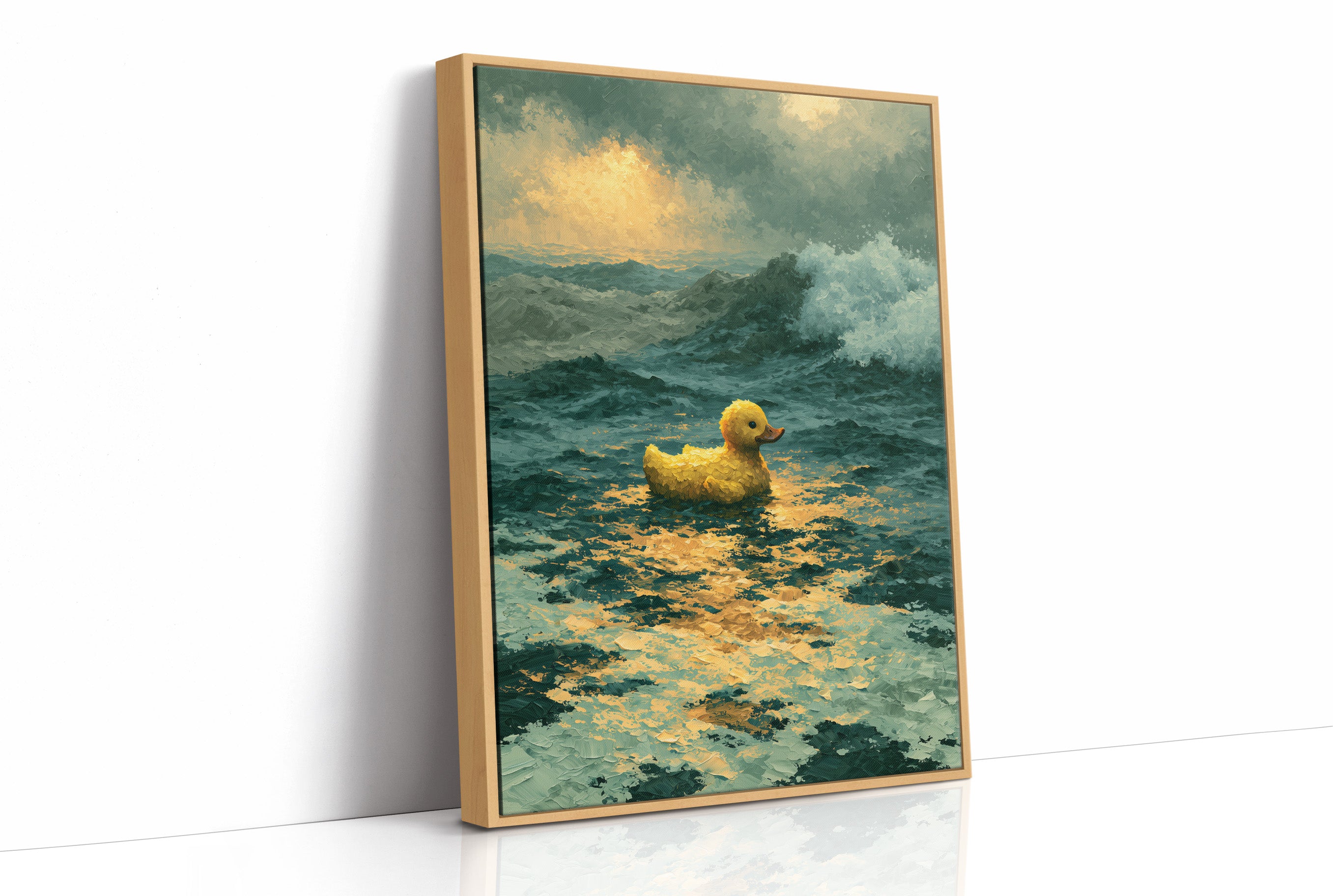 Rubber Duck Takes the Sea