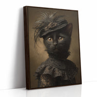 Regal Feline in Victorian Attire