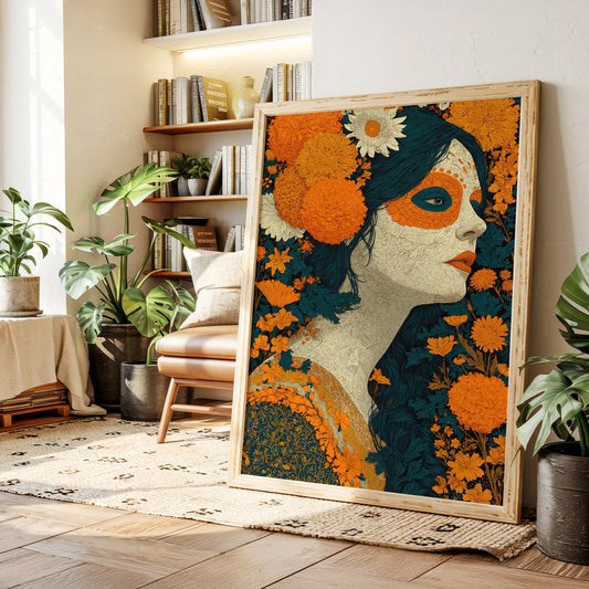 Beneath Blooms of Radiant Color